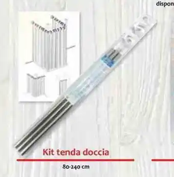Galassia Kit Tenda doccia 80-240cm offerta