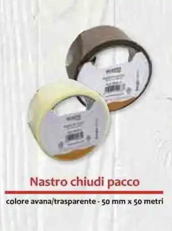 Galassia Nastro chiudi pacco 50mm x 50 metri offerta