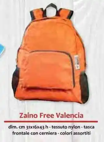 Galassia Zaino Free Valencia cm 31x16x43h offerta