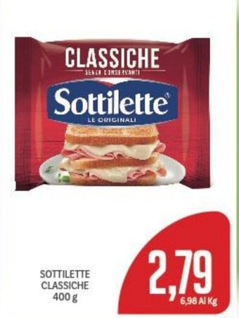 Supermercati Piccolo SOTTILETTE CLASSICHE 400 g offerta