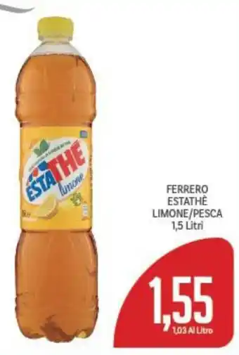 Supermercati Piccolo FERRERO ESTATHÈ LIMONE/PESCA 1,5 Litri offerta