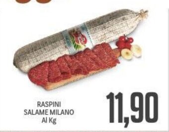 Supermercati Piccolo RASPINI SALAME MILANO offerta