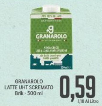 Supermercati Piccolo GRANAROLO LATTE UHT SCREMATO Brik - 500 ml offerta