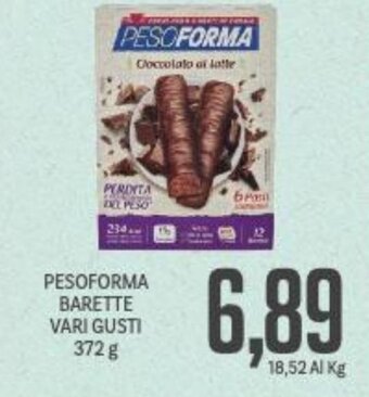 PESOFORMA BARETTE VARI GUSTI 372 g