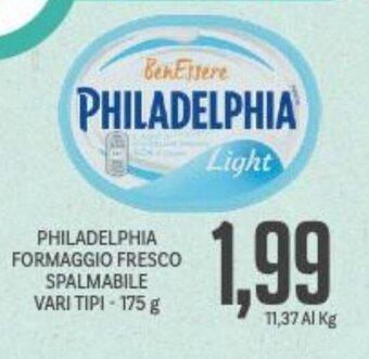 Supermercati Piccolo PHILADELPHIA FORMAGGIO FRESCO SPALMABILE VARI TIPI - 175 g offerta