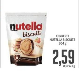 Supermercati Piccolo FERRERO NUTELLA BISCUITS 304 g offerta