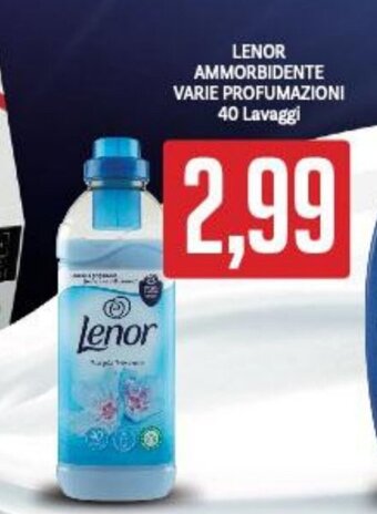 Supermercati Piccolo LENOR AMMORBIDENTE VARIE PROFUMAZIONI 40 Lavaggi offerta