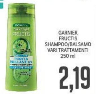 Supermercati Piccolo GARNIER FRUCTIS SHAMPOO/BALSAMO VARI TRATTAMENTI 250 ml offerta