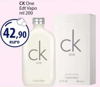 Acqua & Sapone CK One Edt Vapo ml 200 offerta