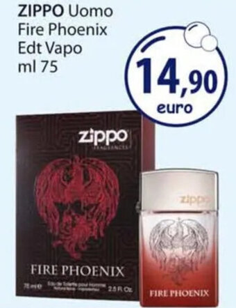 Acqua & Sapone ZIPPO Uomo Fire Phoenix Edt Vapo ml 75 offerta