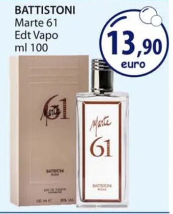 Acqua & Sapone BATTISTONI Marte 61 Edt Vapo ml 100 offerta