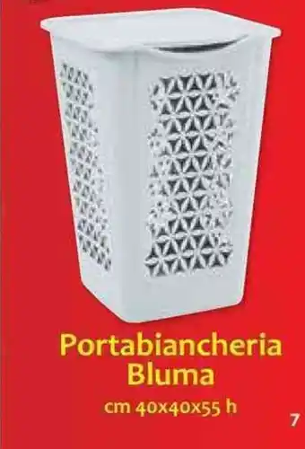 Portabiancheria Bluma cm 40x40x55h