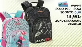 Coop Cuore Zaino offerta
