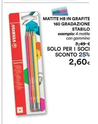 Coop Stabilo Matita offerta