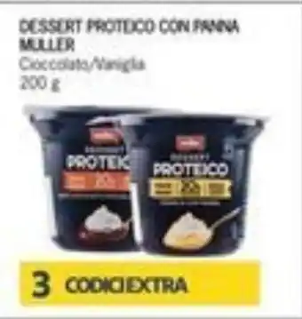 Iper Tosano DESSERT PROTECO CON PANNA MULLER Cioccolato/Vaniglas 200 g offerta