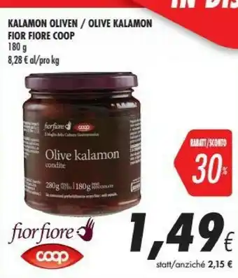 Coop Coop - Olive Kalamon Condite 180 G(ml) offerta