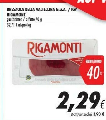 Coop Rigamonti Bresaola Della Valtellina IGP offerta