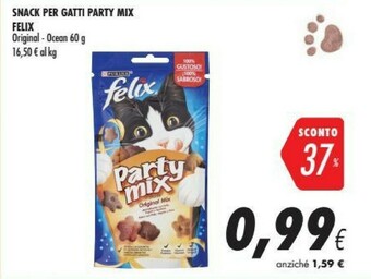 Coop Felix Party Mix Original 60 G offerta