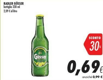 Coop Gösser - Birra Natur Radler 330 G(ml) offerta