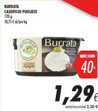 Coop Caseificio pugliese Burrata offerta