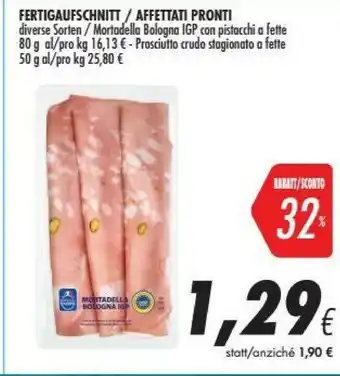 Coop Mortadella Bologna Igp Con Pistacchi A Fette offerta