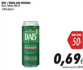 Coop Dab Birra 500 G(ml) offerta