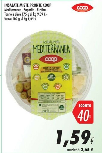 Coop Coop Insalate Miste Pronte offerta