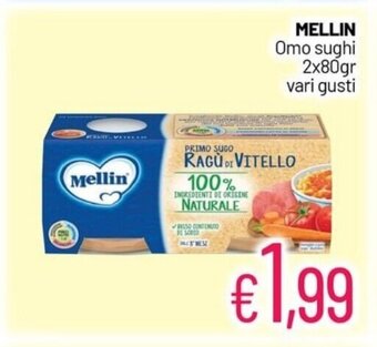 Franzy's MELLIN Omo sughi 2x80gr vari gusti offerta