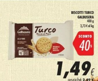 Coop Galbusera Turco Cuor Di Forno 400 G(ml) offerta