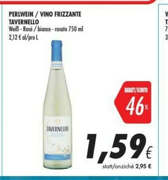 Coop Tavernello Vino Frizzante offerta