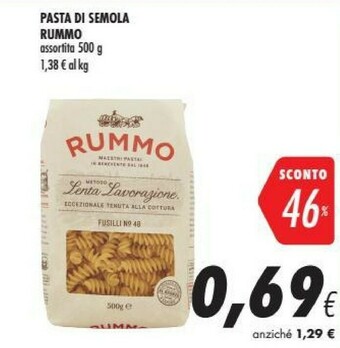 Coop Rummo Pasta Di Semola offerta