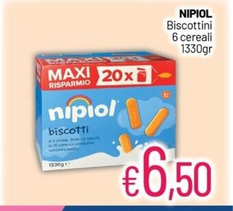 Franzy's NIPIOL Biscottini 6 cereali 1330gr offerta