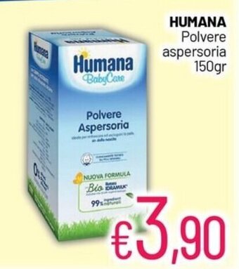Franzy's HUMANA Polvere aspersoria 150gr offerta