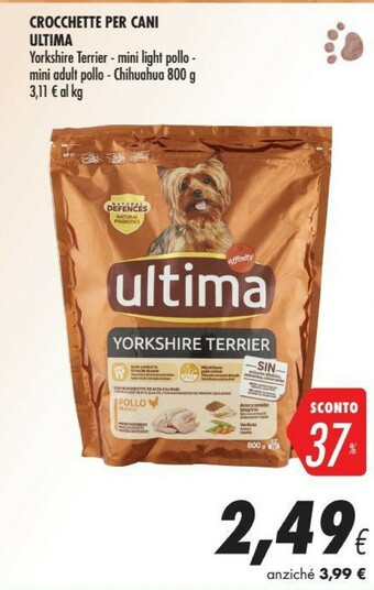 Coop Ultima Crocchette Per Cani offerta