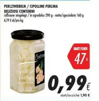 Coop Deliziosi contorni Cipolline Perlina offerta