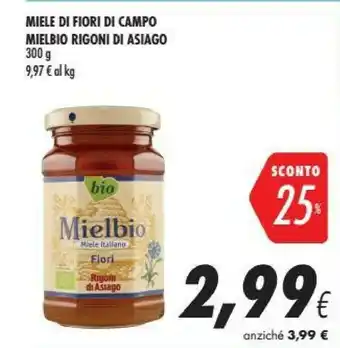 Coop Rigoni Di Asiago Miele Di Fiori Di Campo Mielbio offerta