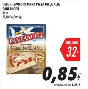 Coop Paneangeli Lievito Di Birra Bella Alta 27 G(ml) offerta