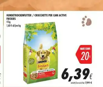 Coop Purina Crocchette Per Cani Active Friskies offerta
