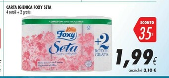 Coop Foxy Carta Igienica offerta
