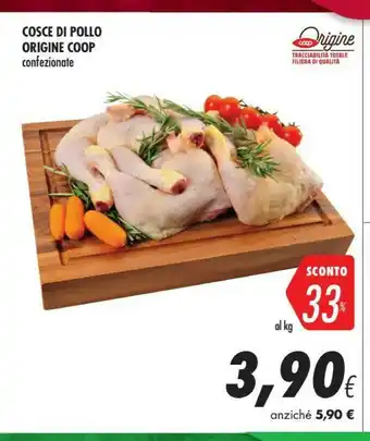 Coop Coop Cosce Di Pollo Origine offerta