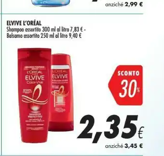 Coop L'Oreal L'oréal Shampoo offerta