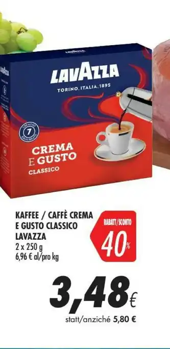 Coop Lavazza Lavazza - Lavazza Crema e Gusto Classico offerta