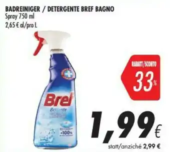 Coop Bref Detergente Bagno offerta