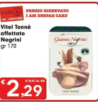 Despar Salmone affumicato offerta