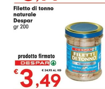 Despar Tonno offerta