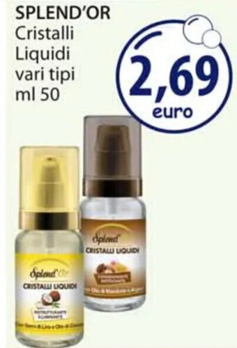 Acqua & Sapone SPLEND'OR Cristalli Liquidi vari tipi ml 50 offerta