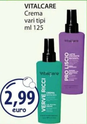 Acqua & Sapone VITALCARE Crema vari tipi ml 125 offerta