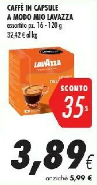 Coop Lavazza A Modo Mio Espresso offerta