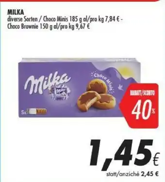 Coop Mondelez - Milka Choco Minis 185 G(ml) offerta