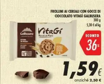 Coop Galbusera Frollini Ai Cereali Con Gocce Di Cioccolato offerta